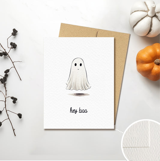 Hey Boo - Halloween Card